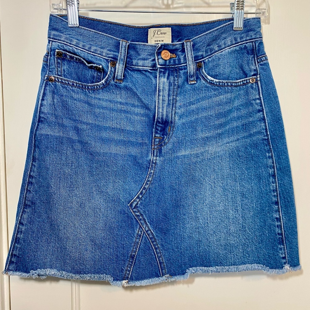 J Crew Denim Skirt